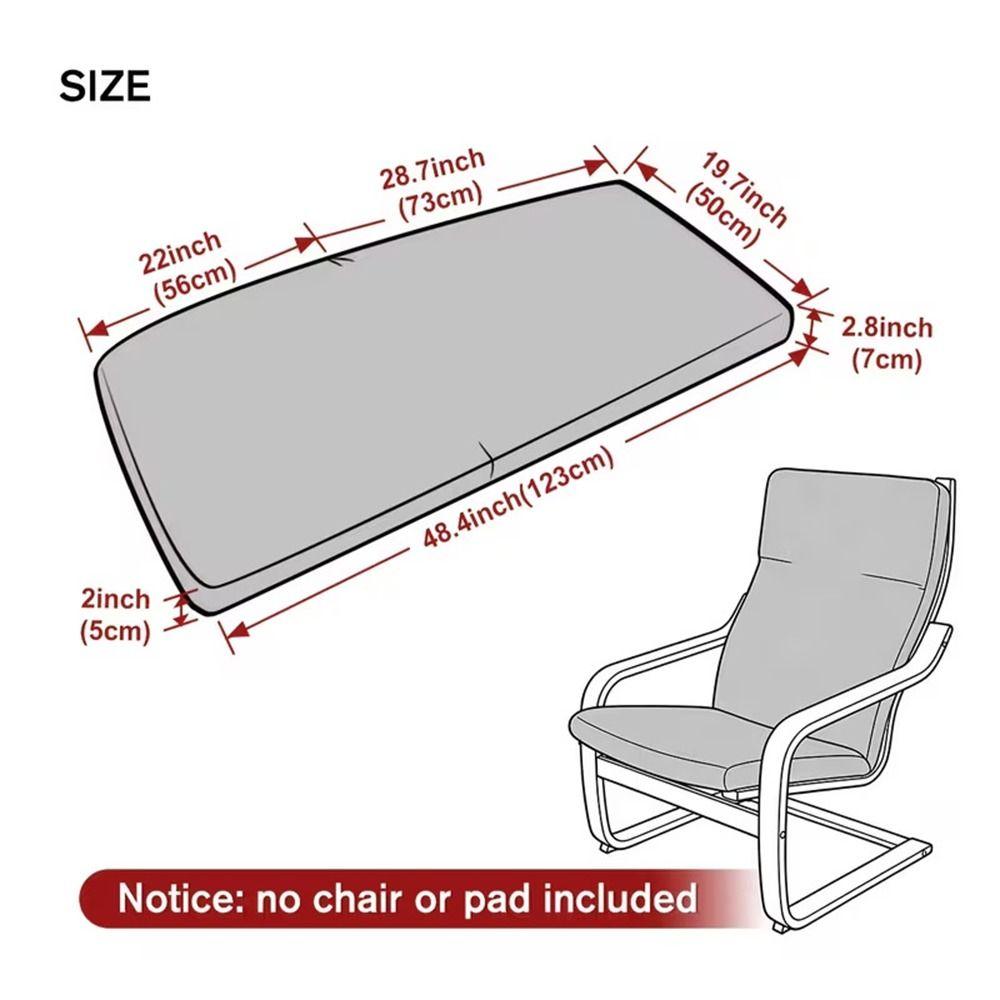 Washable Rocking Chair Protector Elastic Recliner Cover New Armchair Slipcover Dining Chair