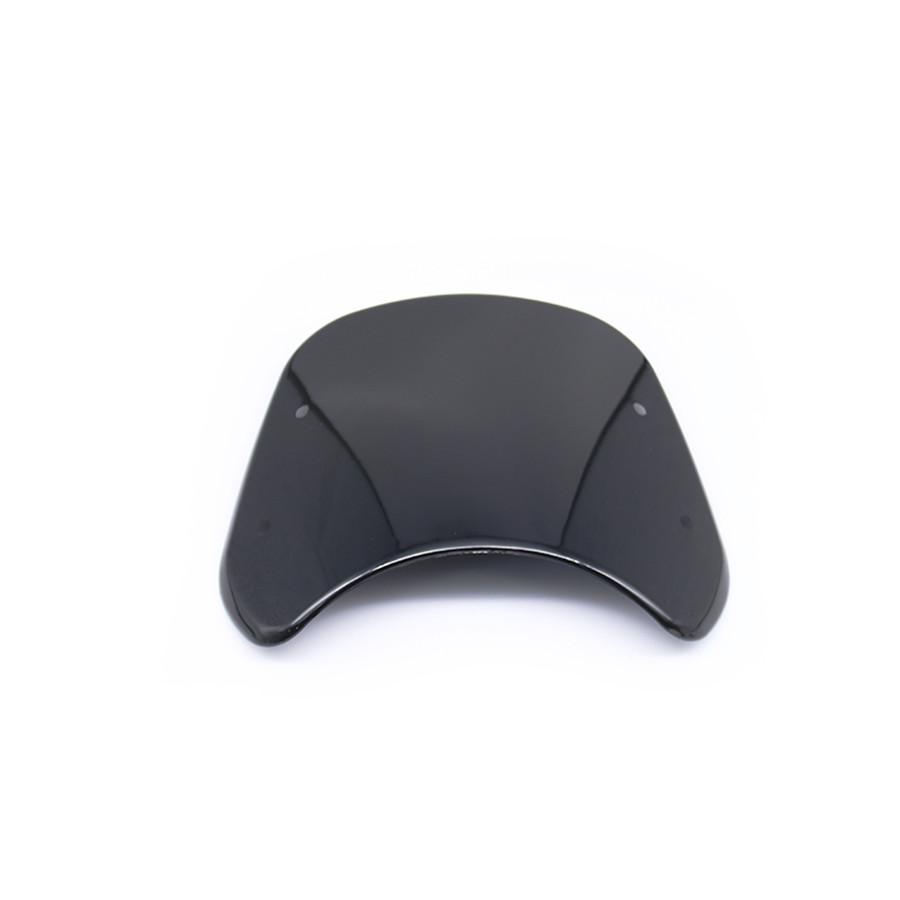 Motorcycle Retro Windshield Windscreen Kit Fitting For 5'' & 7'' Round Headlight