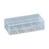 Portable Battery Storage Box For 18650 /26650 Cells Case Holder Features Clear Cover And Sturdy Construction Case