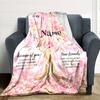 Friendship Endures Distance Blanket Personalized Name Soft Warm And Versatile For Sofa Bed Office And Travel Machine Washable Comfortable In All
