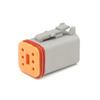 Hot Sale 2/3/4/6/8/12pin  DT Series Manufacturer  Male Female Automotive Waterproof Connector Factory DT04-2P  DT06-2S