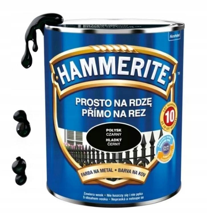 Hammerite Metal Paint Direct on Rust, Gloss