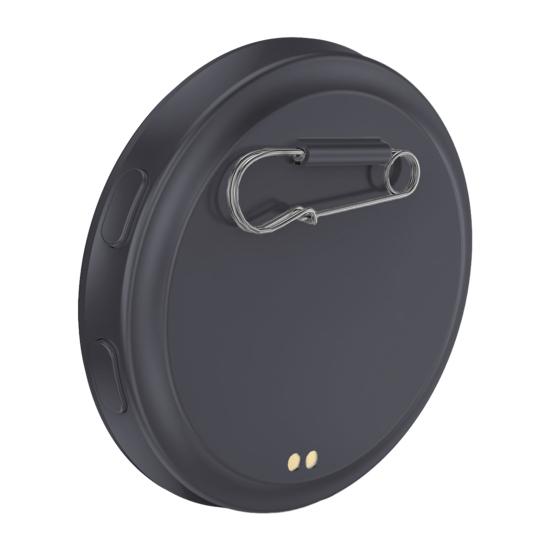 Badge Digitale Personalizzato Badge Elettronico per Nome Schermo Touch da 1,42 Pollici Badge con Display Metallico Batteria da 18 Ore Effetti di Luce Dinamici Regali Personalizzati