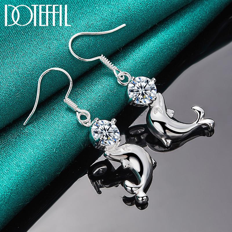 

Серьги-дельфины из стерлингового серебра 925 пробы, модные украшения