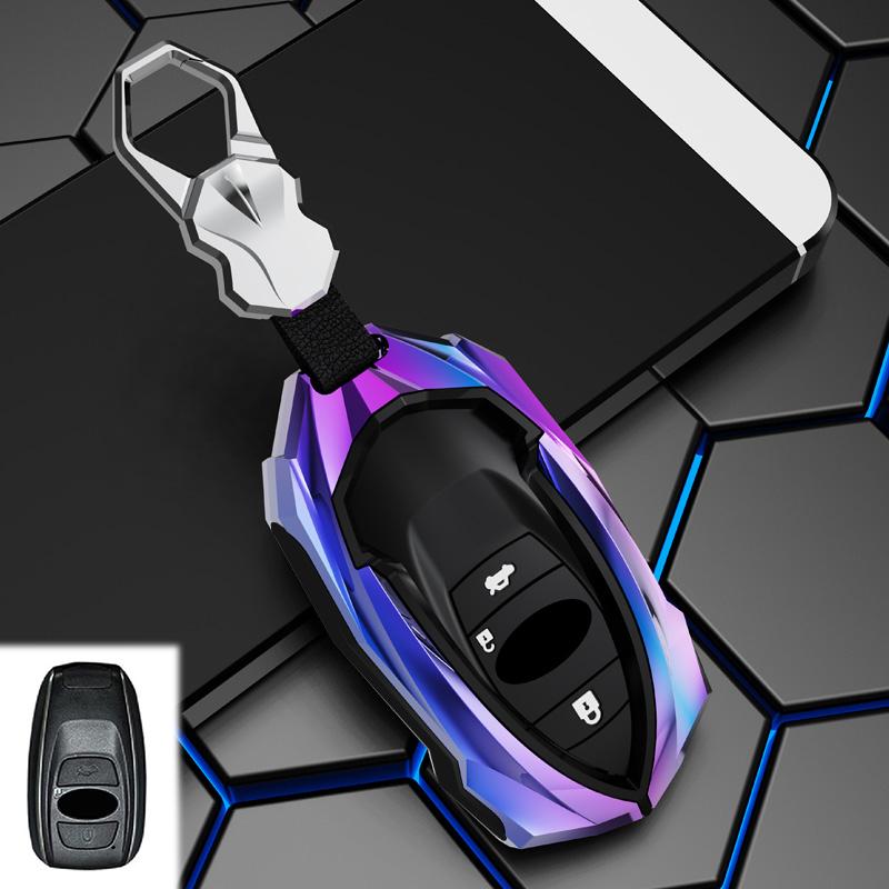 

Zinc Alloy Key Holder Keychain Protective For Subaru XV SV Forester BRZ 2019 2020 Accessories Car Key Case Cover