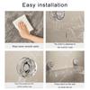 Bathroom Storage Rack with Powerful Suction Easy to Install Waterproof Bathroom Shelf Suitable for Small Spaces