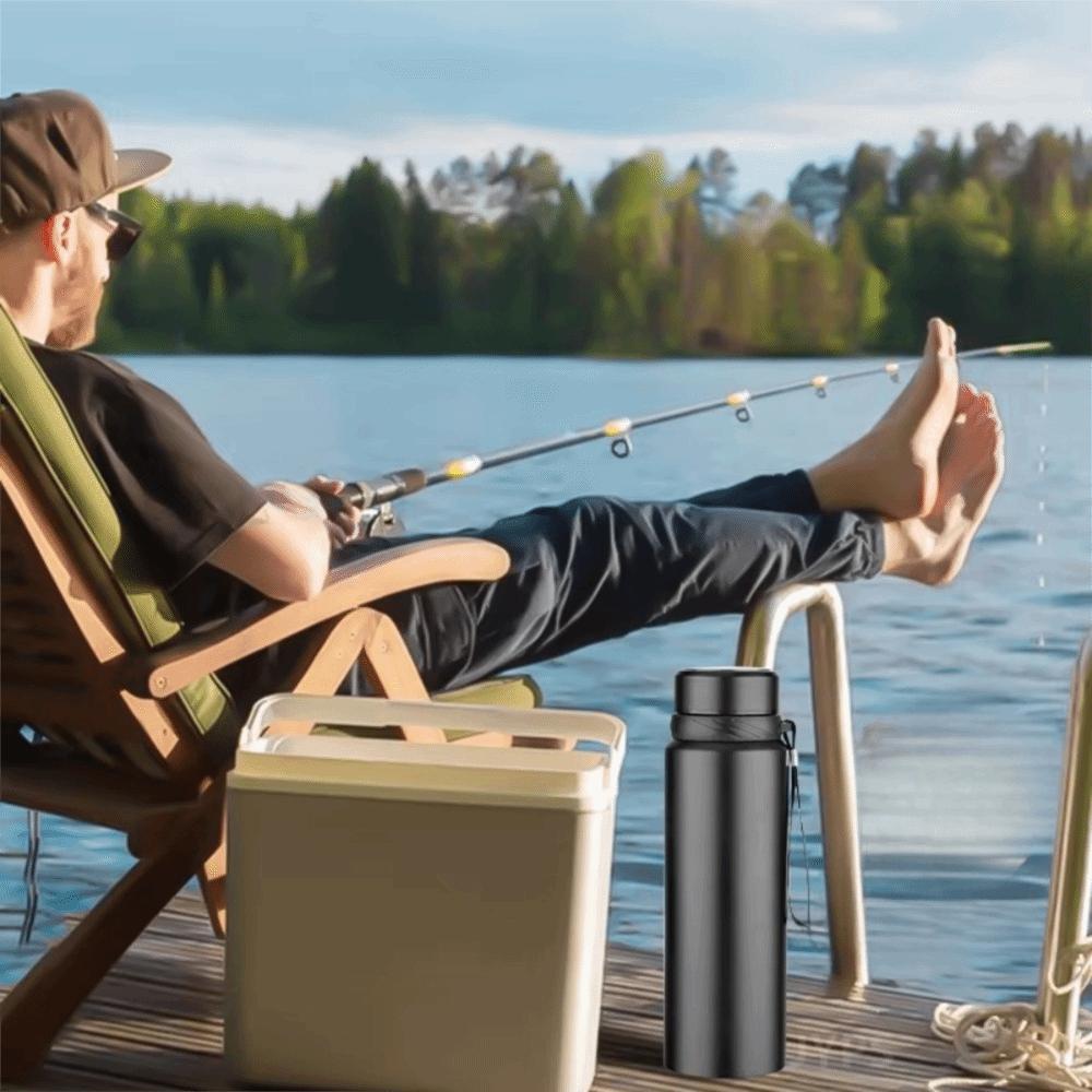 Large Capacity Vacuum Flasks 800/1000ml Thermos Cup Drinkware Insulated Bottle Outdoor
