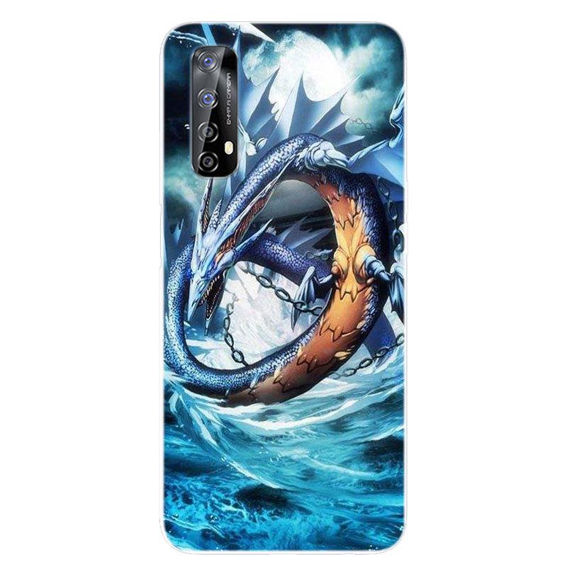 For OPPO Realme 7 Case RMX2151 Bumper Silicone TPU Soft Phone Cover For OPPO Realme 7 RMX2155 Realme7 Case Cartoon Fundas Coque