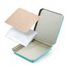 Square Flap Portable Tea Can White Tea Cake Packing Iron Box Metal Sealing Tin Box Square Flip Tin Box Small Storage Cans