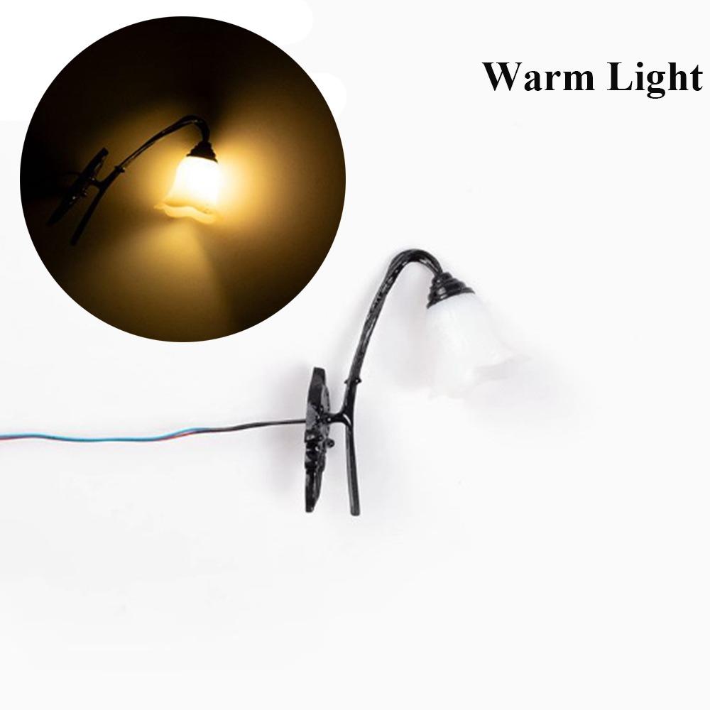 

2,5*3 см Кукольный домик Настенный светильник АБС Металл Материал Песочный стол Люстра Новая Белый/Теплый свет Модель Warm Light Black