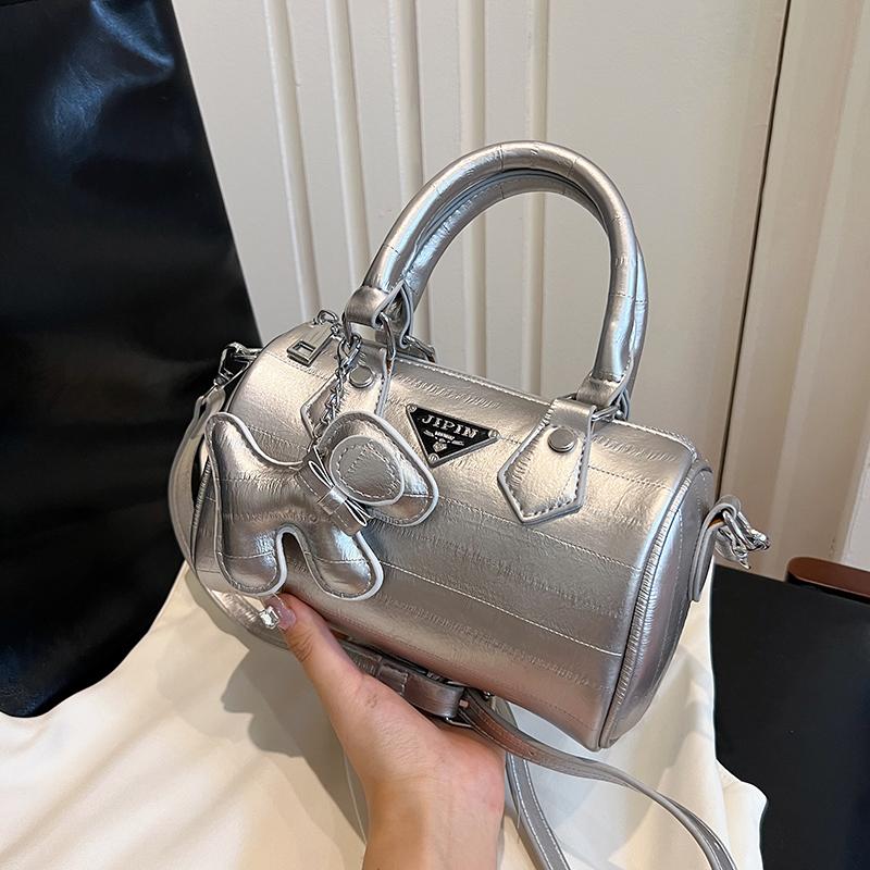 

Сумка с принтом Boston Bag Женская новая корейская мода Универсальная сумка через плечо Премиум-сумка-подушка