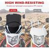 Motorbike Windscreen for Yamaha TT-R250 1999-2006 TT-R600 TW200 Wind Screen Windshield Deflector Protector Motorcycle Front Windscreen Universal