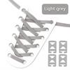 1 Pair Elastic No Tie Shoe Laces Anchors Flat Shoelace Lock Clip for Adults and Kids Tieless Shoelaces for Sneakers