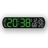 Modern Minimalist Digital Alarm Clock With Led Display For Home Office Decor