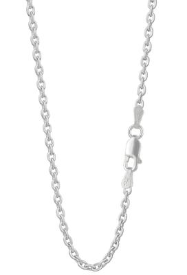 Silver 925 Azuki Chain Width Length Chain Necklace Delicate Thin Simple [Shinjuku Ginnokura] Approx. 1.8mm 38-60cm (45cm) Women's