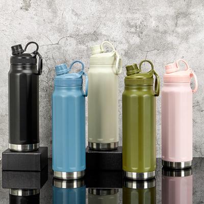 304 Stainless Steel Space Pot Portable Vacuum Portable Cover Mountaineering Pot Outdoor Cycling Sports Kettle