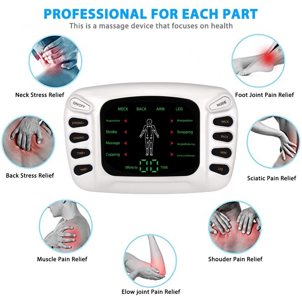 Electrostimulator Physiotherapy TENS Machines Eletric Compex Muscle Stimulator EMS Pulse Acupuncture Best Massager For Body Pads
