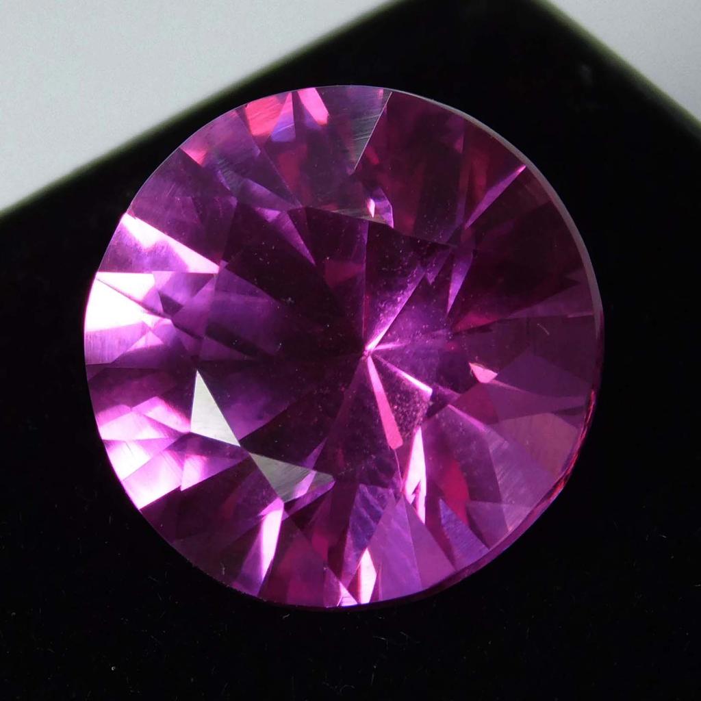 Natural Pink Sapphire Loose Gemstone 10.30 Ct Round Cut September Birthstone for Gem Collections