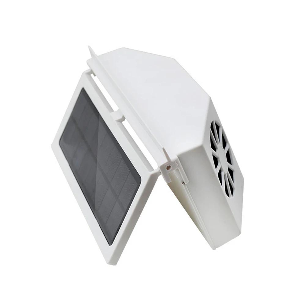 Car Cooling Fan Deodorization Ventilator 3 Heads Auto Ventilation Fan Solar Charging Suction Interior Cooler 2.4V Ventilation