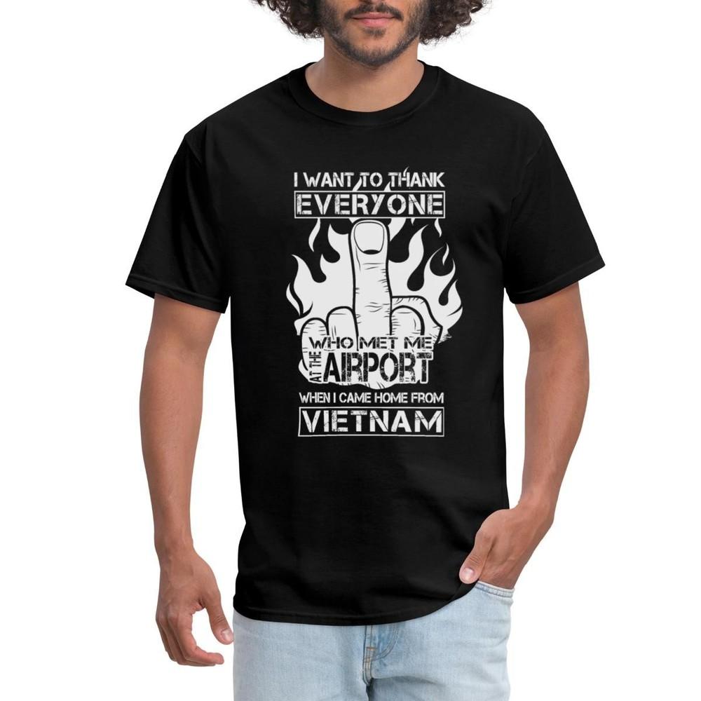 Vietnam Veteran Thank Everyone Quote Men039;s T-Shirt Unisex T-Shirt S