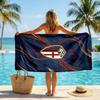 Bologna FC Druck Schnelltrocknendes Strandtuch Mikrofaser Saugfähig Tragbares Reise-Badetuch