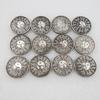 Antique handicrafts, brass material, twelve zodiac animals, silver dollars, commemorative coins, commemorative medals