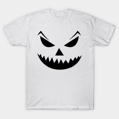 T Shirt Women Halloween Scary Pumpkin Face Harajuku Print Kawaii Tshirt Summer Short Sleeve Female T-Shirt Top Tee