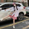 Summer New Niche Design Color Button White Shirt Women's Versatile Loose and Thin Short-sleeved Top