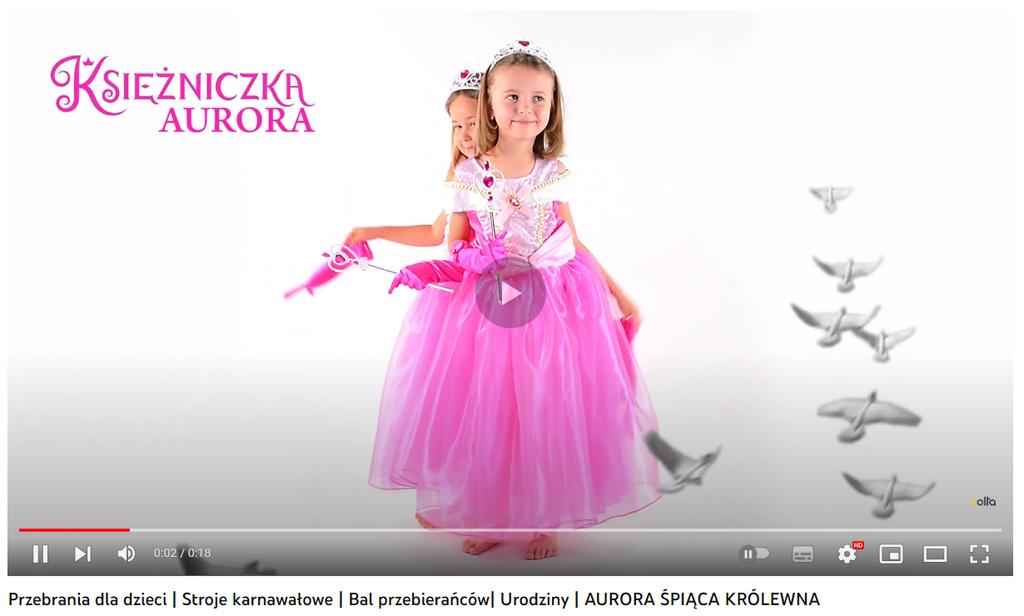 Aurora Prinzessin Karnevalskostüm Kostüm Größe 142