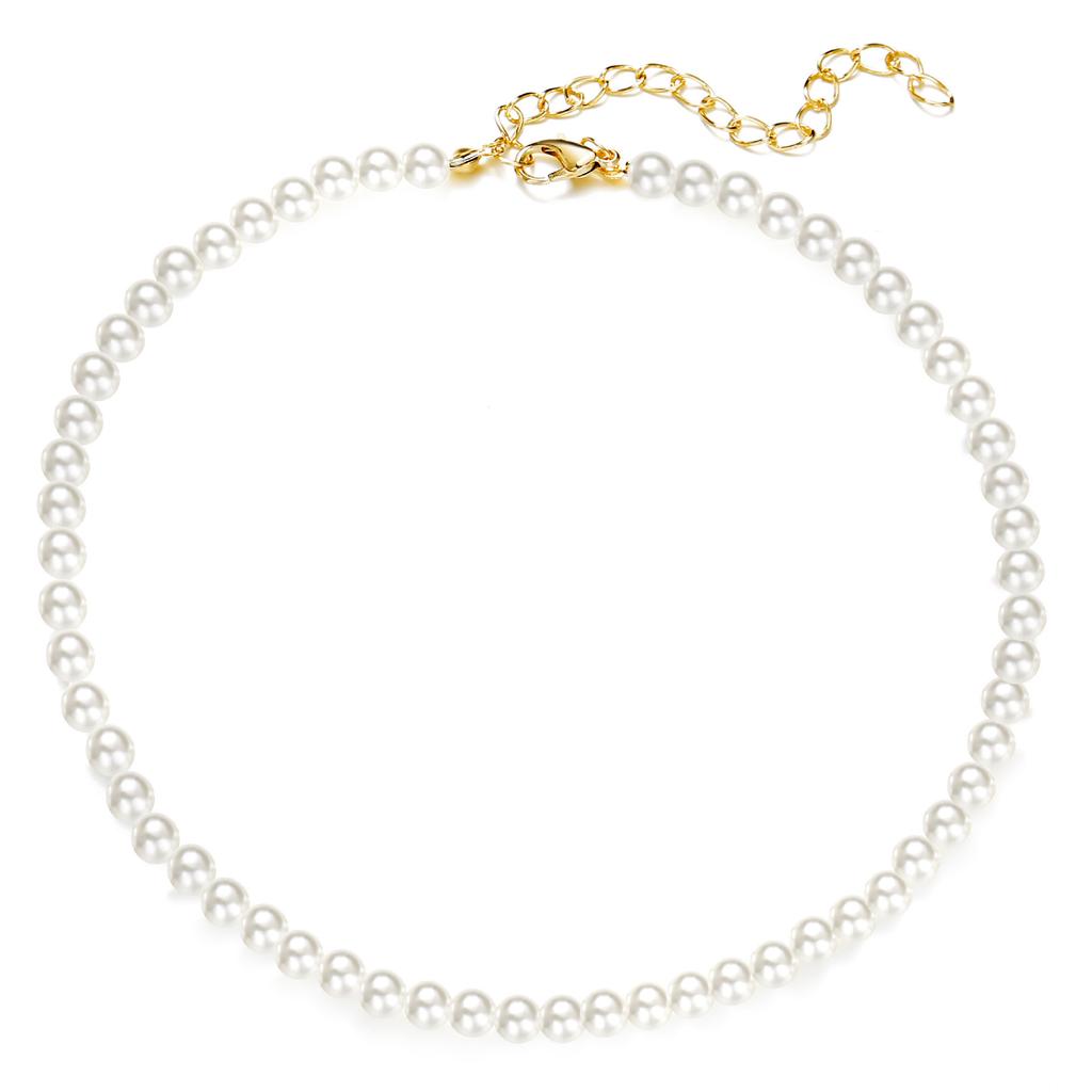 Hot-selling French Retro Pearl Multi-layer Stacked Wind Necklace Women's Fashion Temperament High-end Necklace