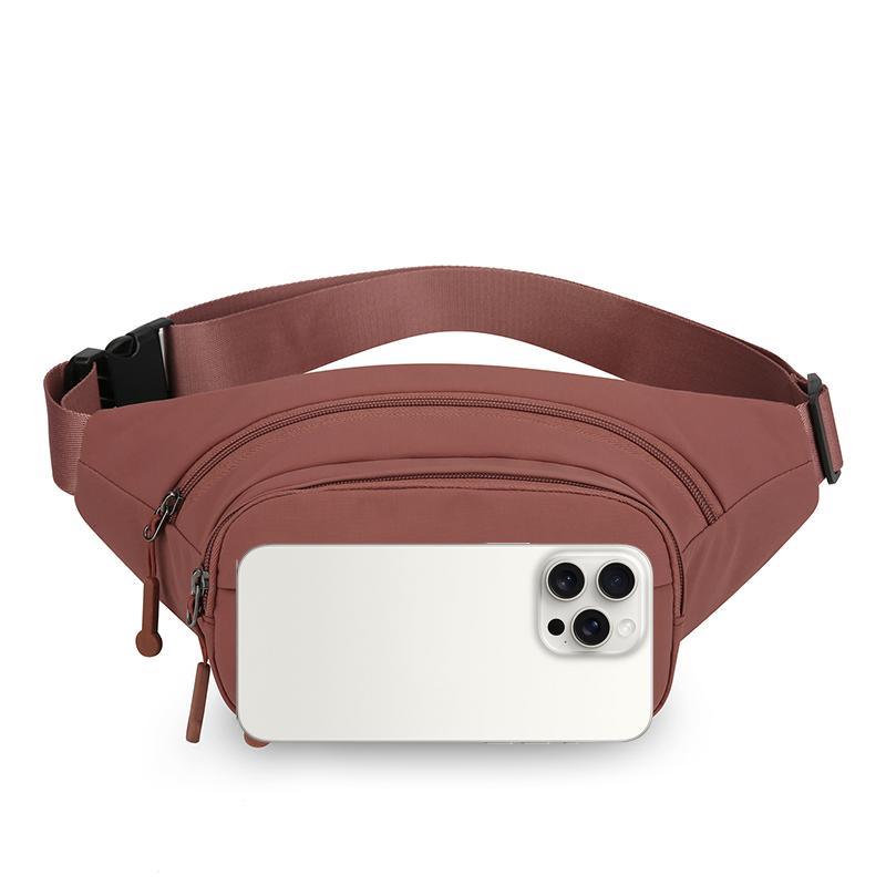 Unisex Adjustable Waist Pack – Spacious Multi-Pocket Bag for Commuter Outdoor Sports & Weekend Trips