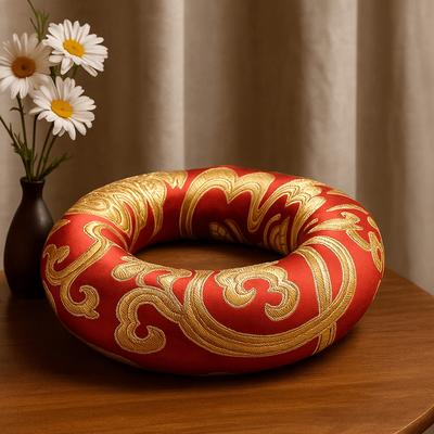 Klangschalenkissen 10cm Rot Für 12-14cm Schalen