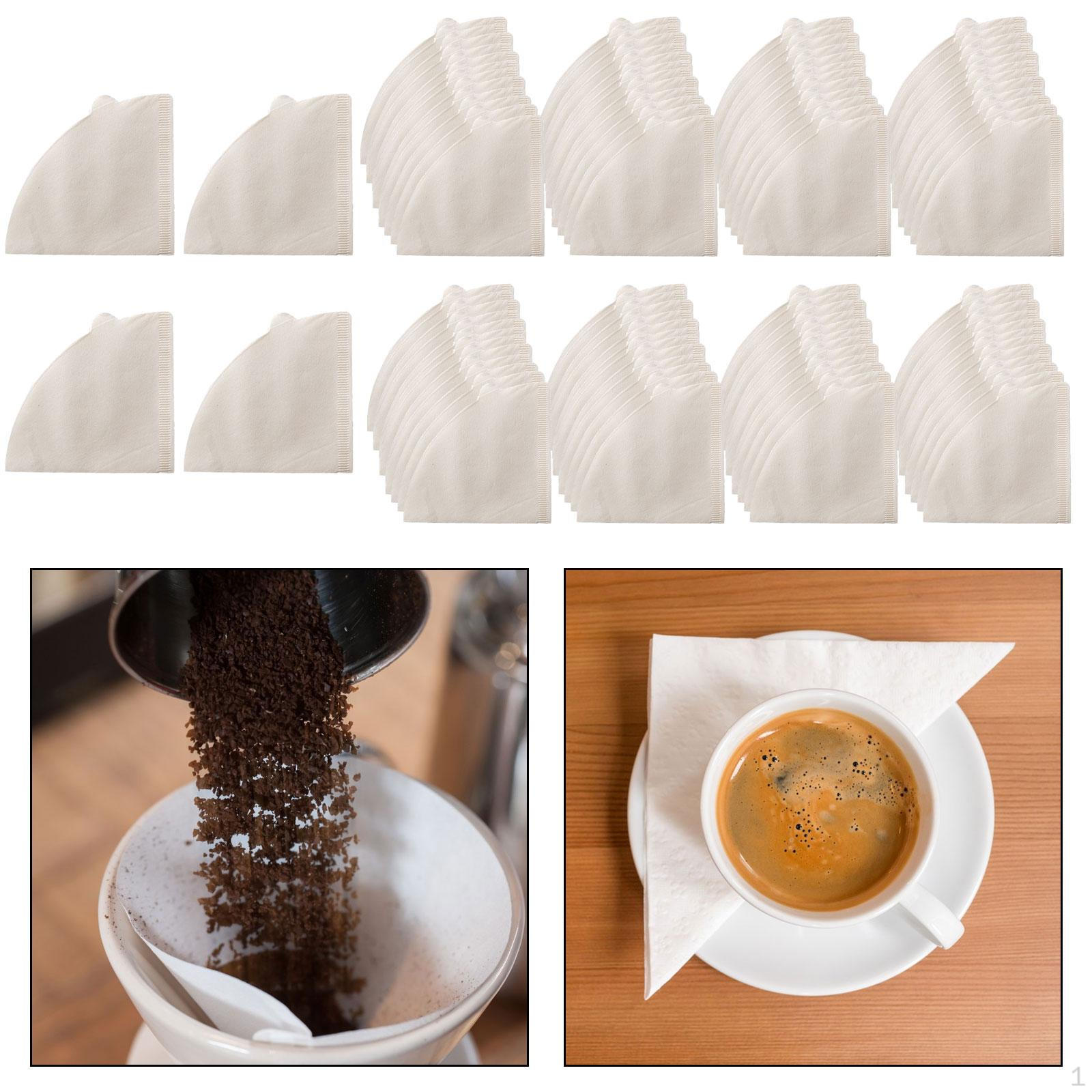 Paper Filters for Coffee And Tea White V01