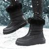 2026 New Style Casual Women's Boots Plus Size Cotton Shoes Fleece-Lined And Thickened Warm Snow Boots