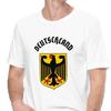 Deutschland Gerunisexy T-Shirt Gerunisex Wappen Bundesadler Adler Souvenir Erbe Lässig Vintage Leicht Mann