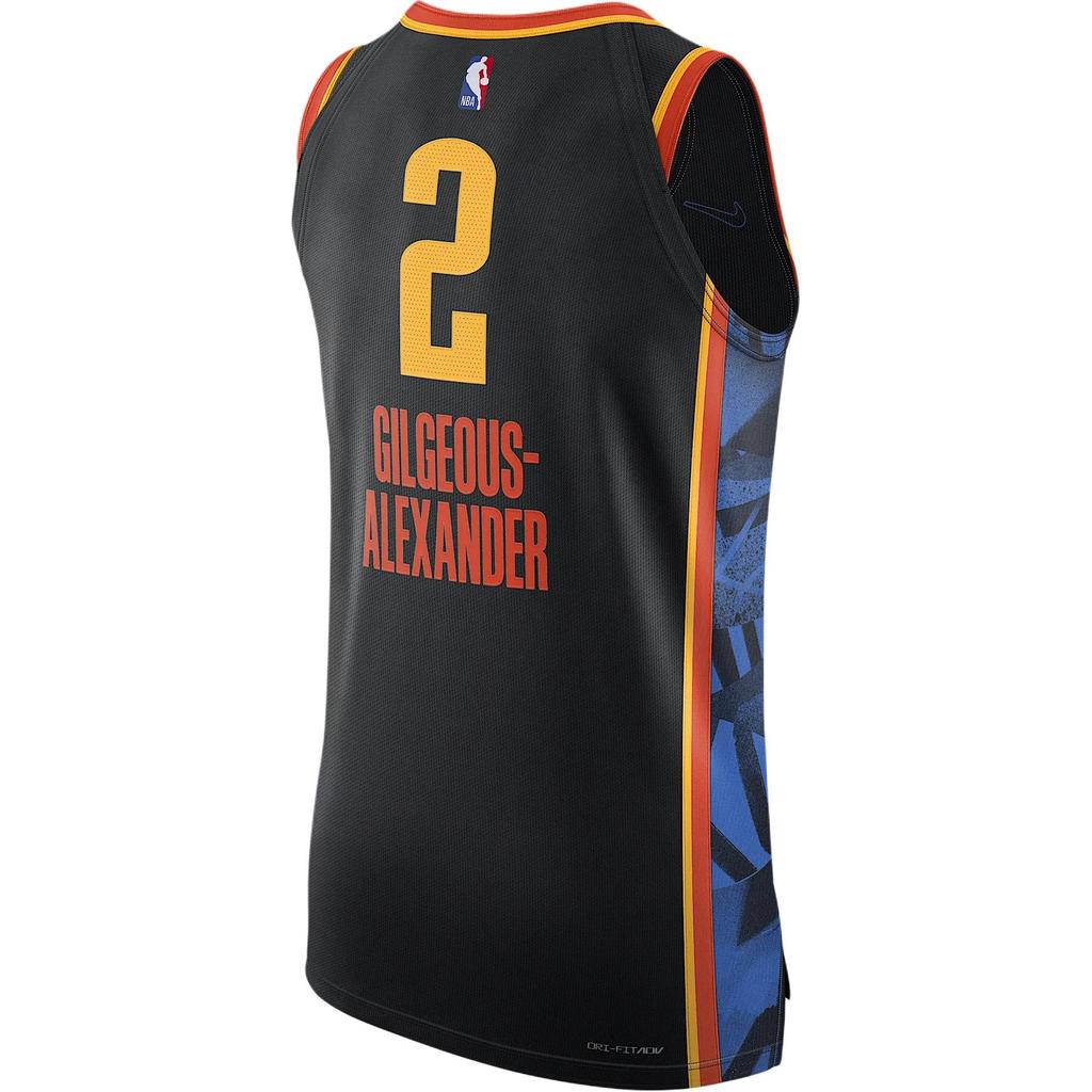 Nike Dri-FIT ADV NBA Oklahoma City Thunder 2024/25 City Edition Authentic Jersey 'Shai Gilgeous-Alexander' Men's FQ4476-010