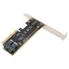 PCIE X8 to U.2 Adapter Card Dual Port SFF 8643 Mini SAS HD 36Pin PCIE Adapter Card for Conventional Desktop