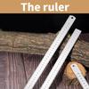 Stainless Steel 50cm Straight Ruler Car Mounted Defense Ruler Measurement Tool Multifunctional Straight Edges Ruler