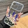 Flower Phone Case for iPhone 17 16 15 14 13 12 11 Pro Max Plus Air Mini 16E ProMax Transparent Case