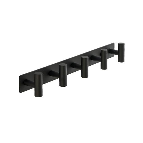 Self-Adhesive Storage Hook Towel Hanger Strong Load-bearing Anti-Rust Simple Installation