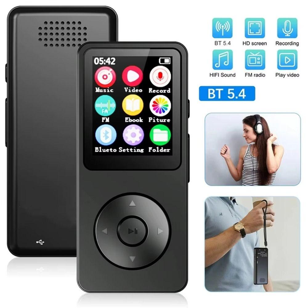 Ultra-thin MP3 Music Player Solid Color Mini Music Player Fashion Student MP3 Children Gift