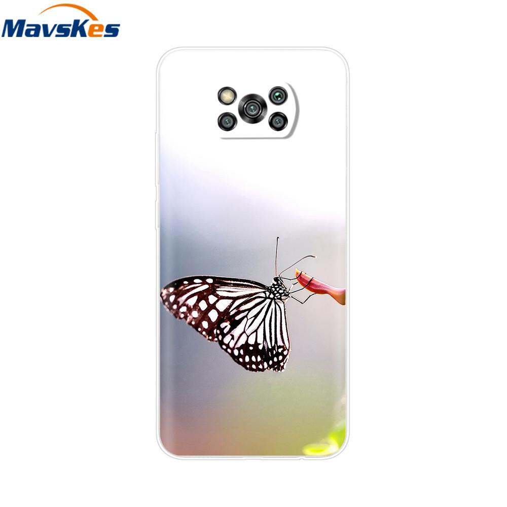 Pour Xiaomi POCO X3 Coque Pour Poco X3 Pro NFC Silicone Souple Arrière Pour Poco X3 POCOX3 X 3 NFC 6.67'' Fundas Coques Coque Pare-chocs