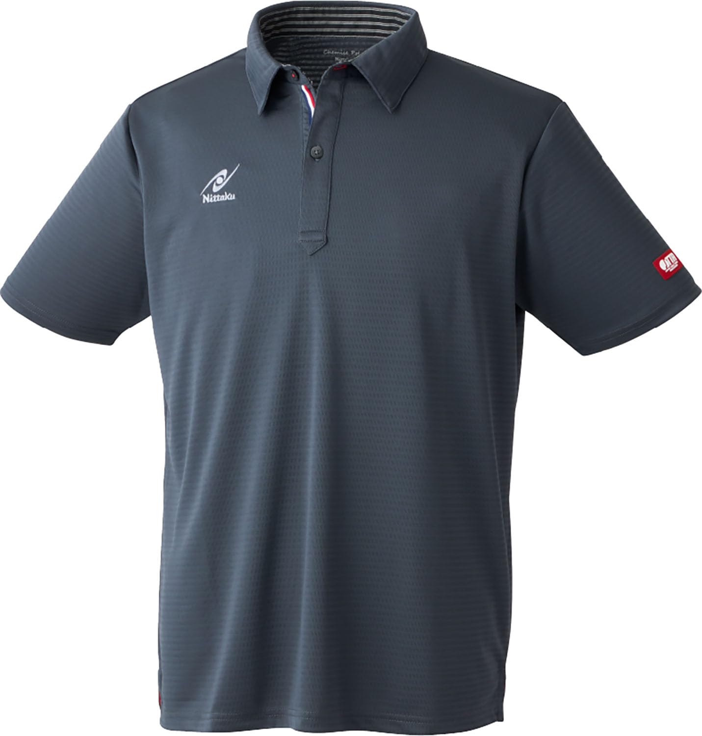 

Nittaku Table Tennis Game Table Tennis Chemise Polo XO Shirt, J.T.T.A (Japan Association) Approved, Unisex, Moisture-Wicking, Quick-Drying Shirt, серый