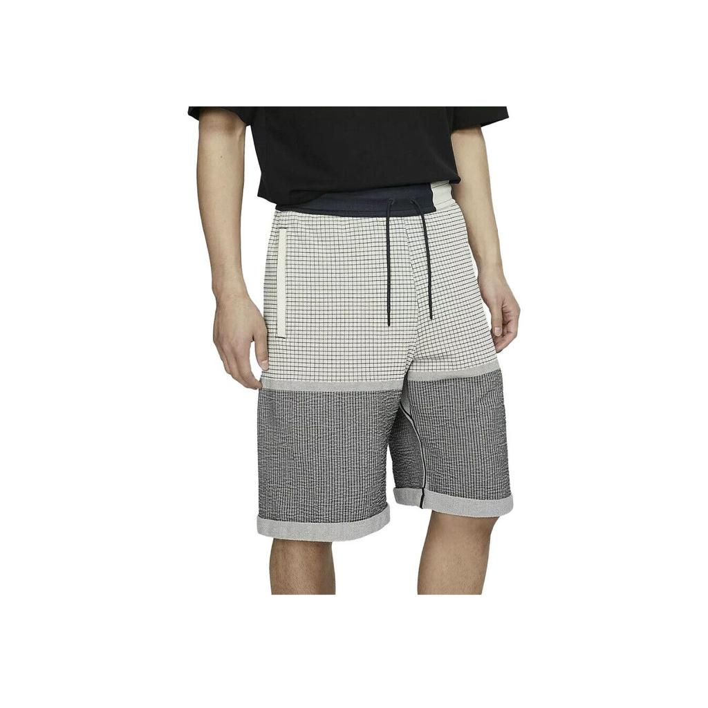 Nike Straight Cut Checkered Shorts Men Shorts Black White AR1587-238