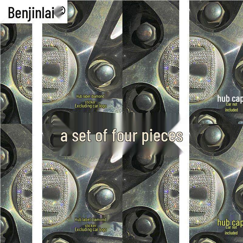 Honda Car Logo Crystal Rhinestone Sticker for Civic, Accord, Fit, XRV, Vezel, CRV, Jade.