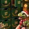 Unique Holiday Gift for Toddlers Dinosaur Advent Calendar, 24Pcs Acrylic Ornament Set with Cute Figures Collection Dino Figures, Christmas Countdown