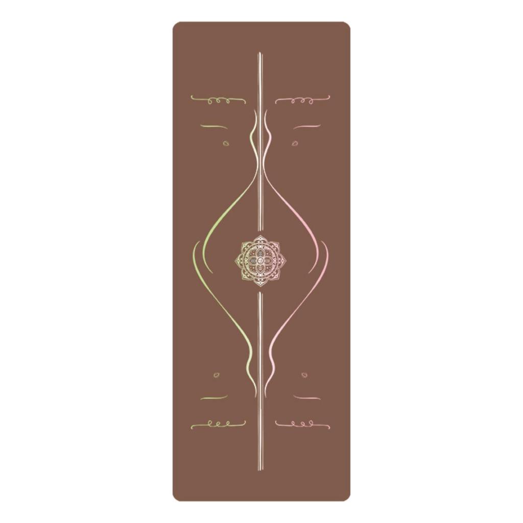 Exercise Mat Sweat-Absorbing with Rubber Base Cushioned for Dancers