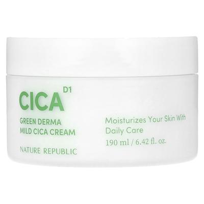 CICA D1, Green Derma Mild Cica Cream, 6.42 Fl Oz (190 Ml)