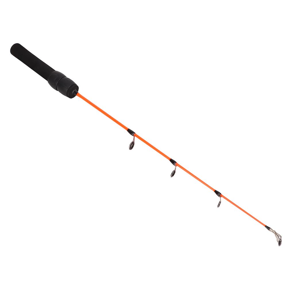50cm Mini Ice Fishing Rod Short Portable FRP Ice Fishing Pole with EVA Anti Slip Handle