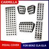Copri Pedale Freno a Pedale in Acciaio Inossidabile per Mercedes Benz Classe M A B GLA CLA GLE GLS ML GL W166 X166 Copri Pedali Tappetini